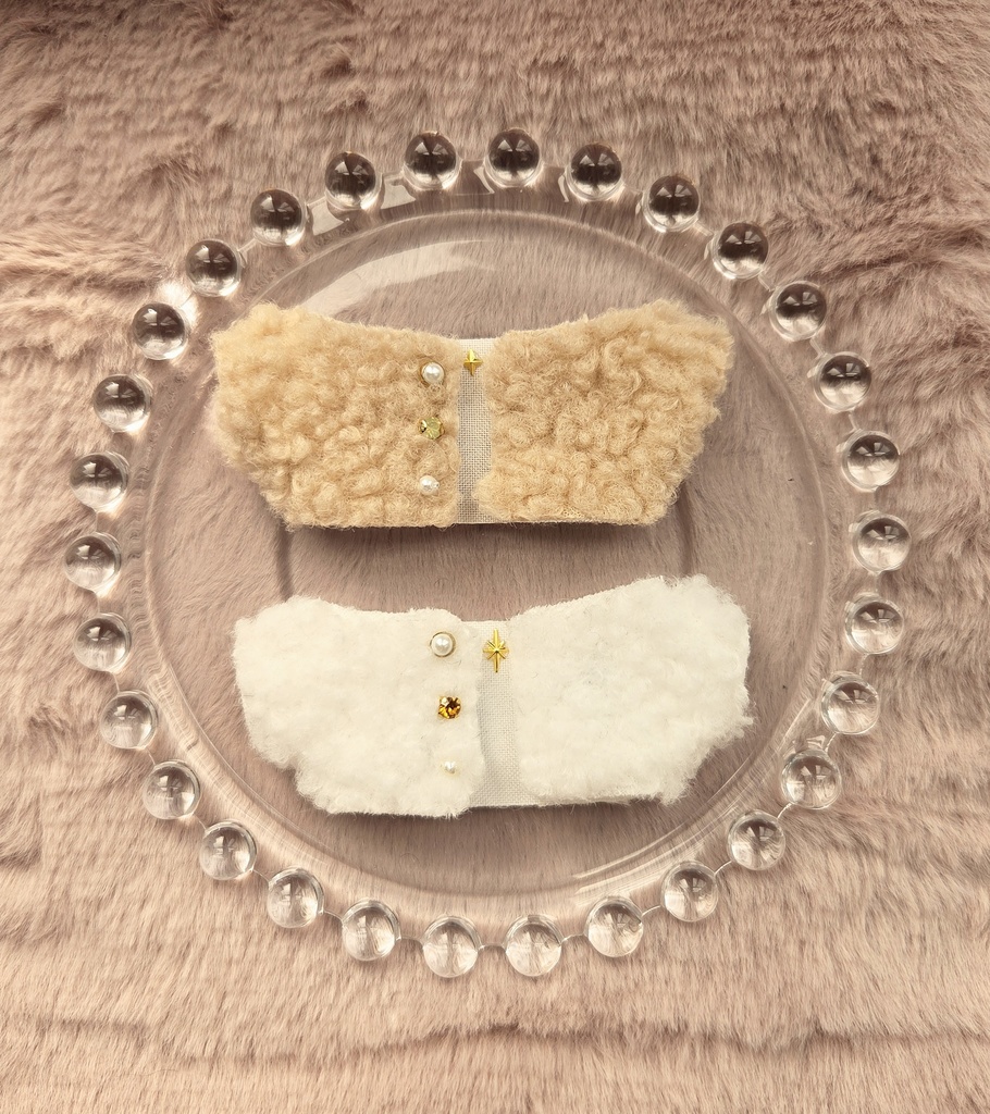 きらきらボタンのボアアウター🐑