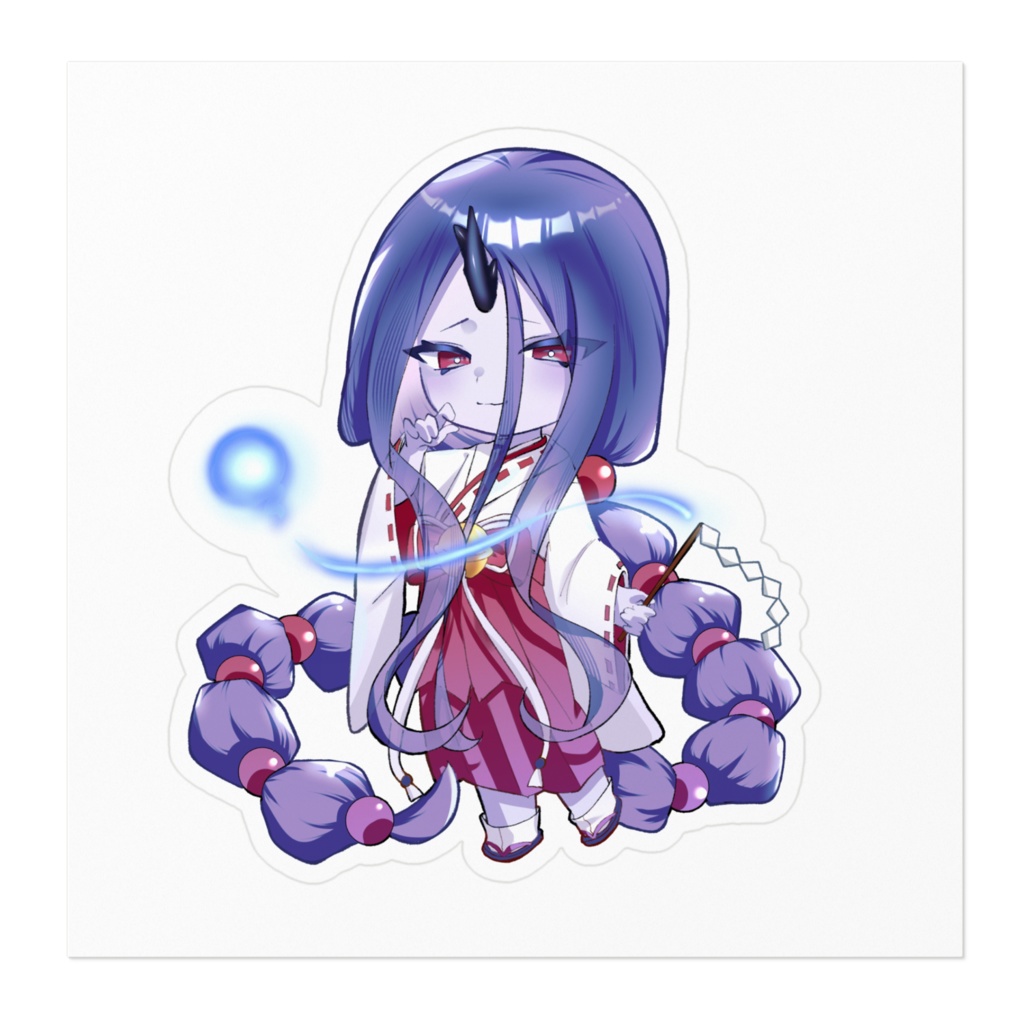 【お着換えステッカー】巫女服