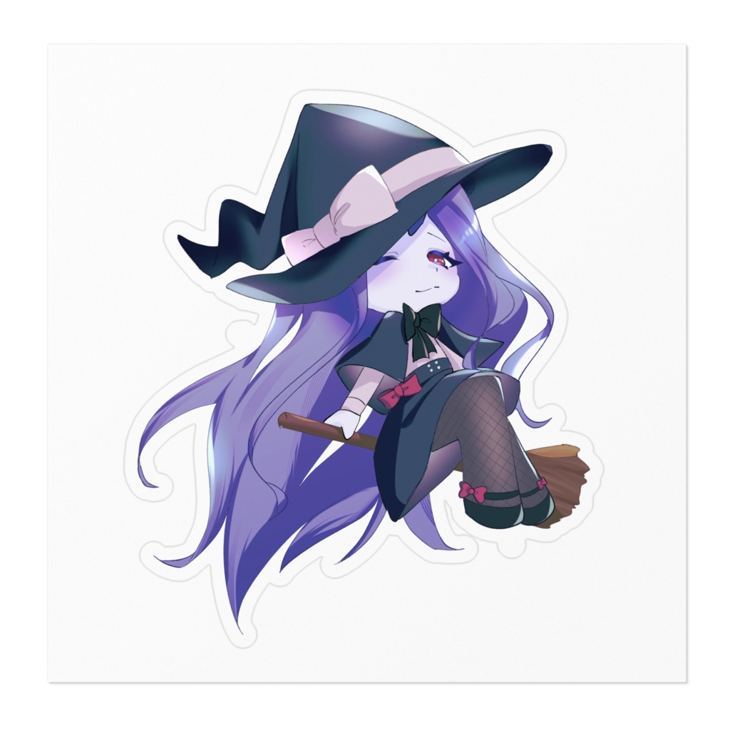 【お着換えステッカー】魔女っ子
