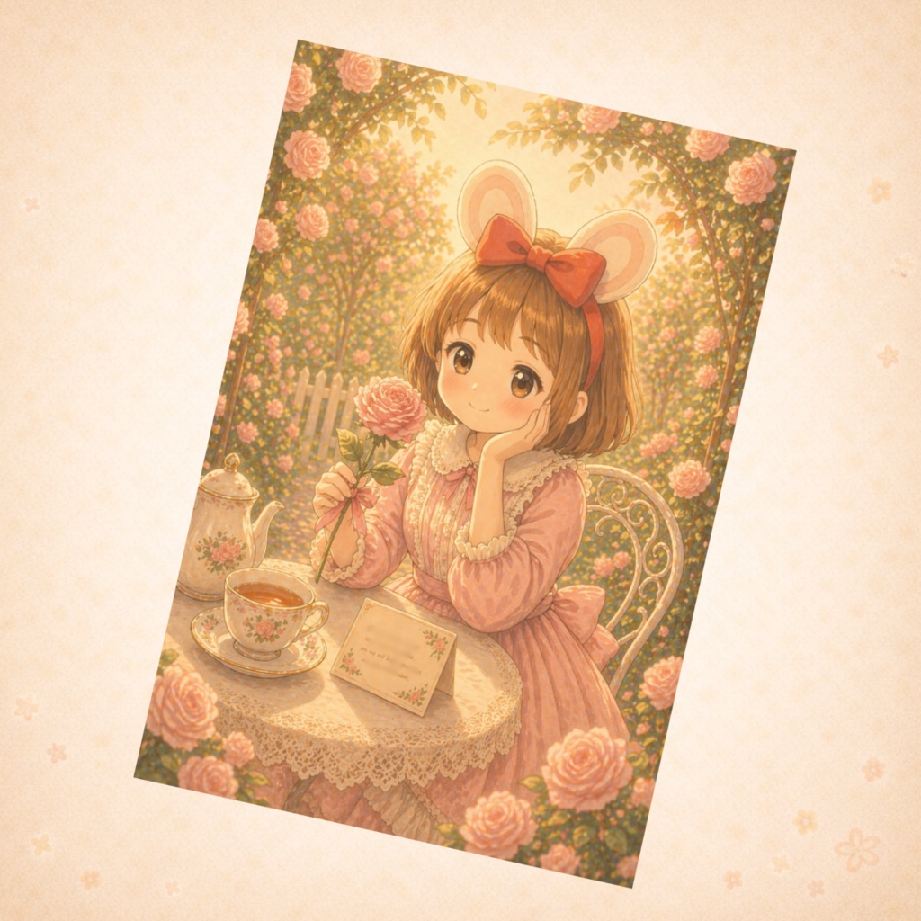 【感謝価格】らじゅのせかい|ありがとうを集めた花のポストカード 10枚セット