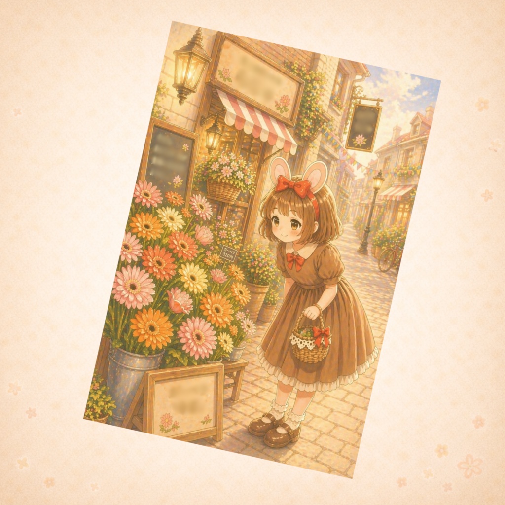 【感謝価格】らじゅのせかい|ありがとうを集めた花のポストカード 10枚セット