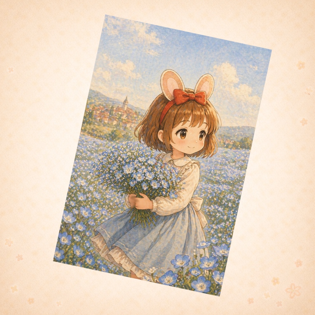 【感謝価格】らじゅのせかい|ありがとうを集めた花のポストカード 10枚セット