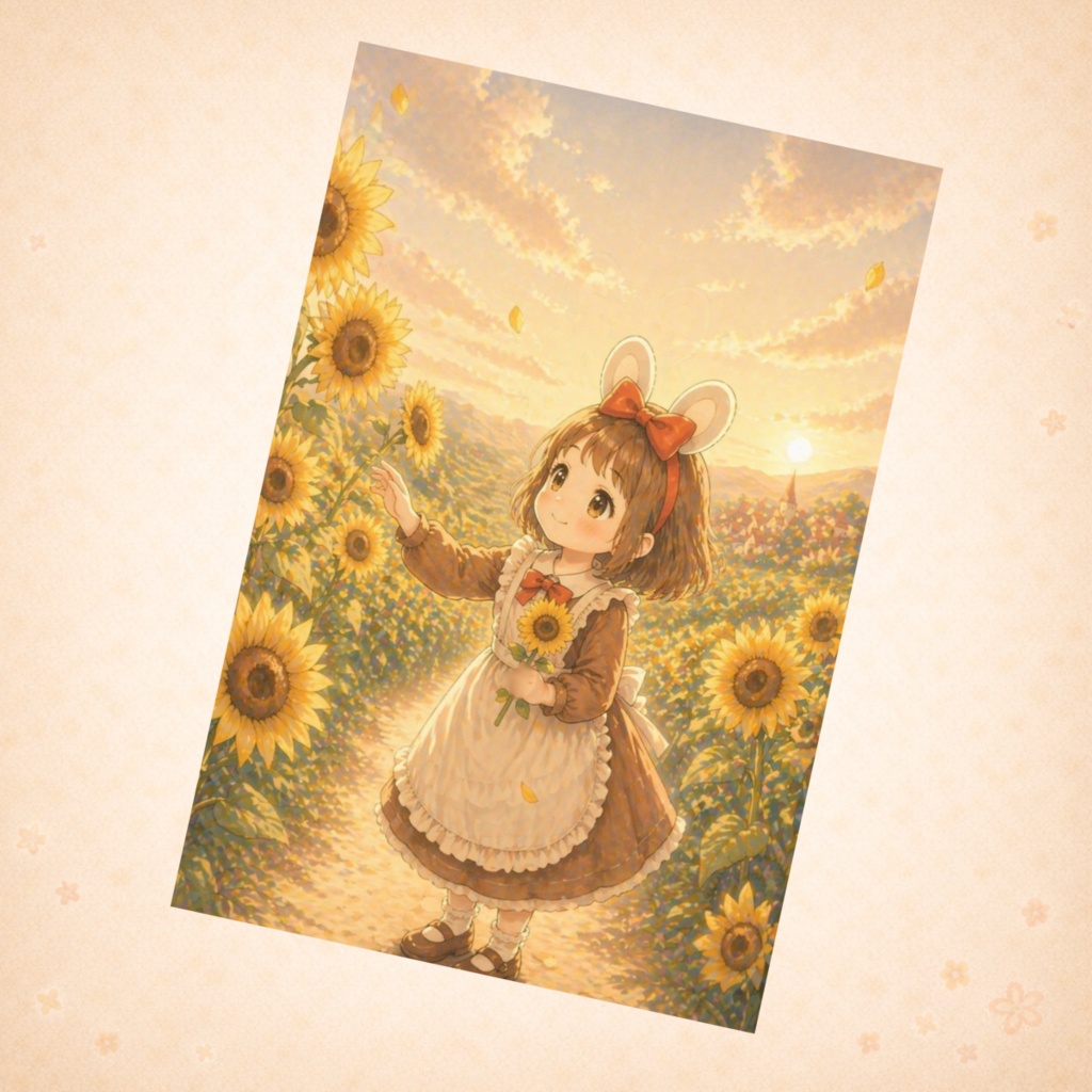 【感謝価格】らじゅのせかい|ありがとうを集めた花のポストカード 10枚セット