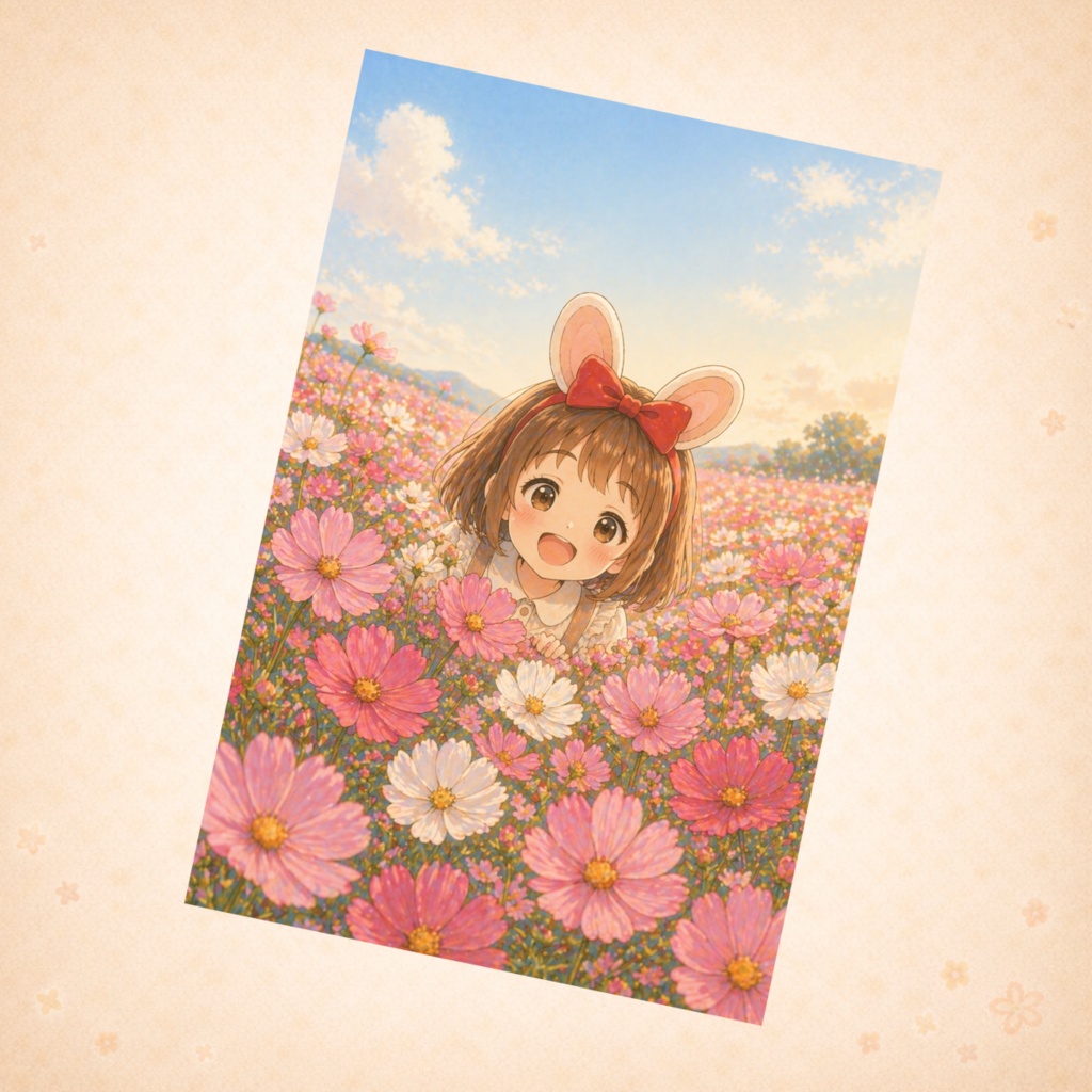 【感謝価格】らじゅのせかい|ありがとうを集めた花のポストカード 10枚セット