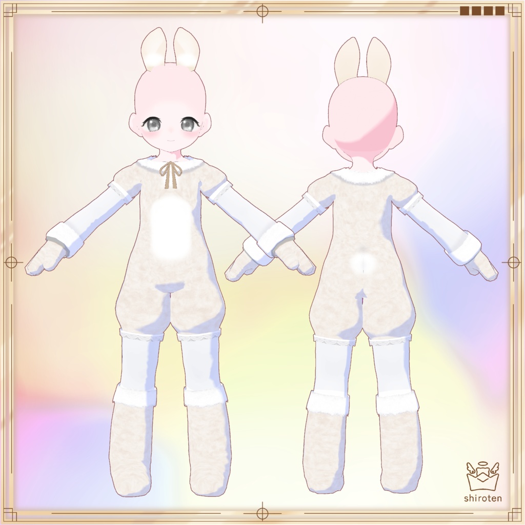 VRoid 子うさぎ素体【Fairy Doll】