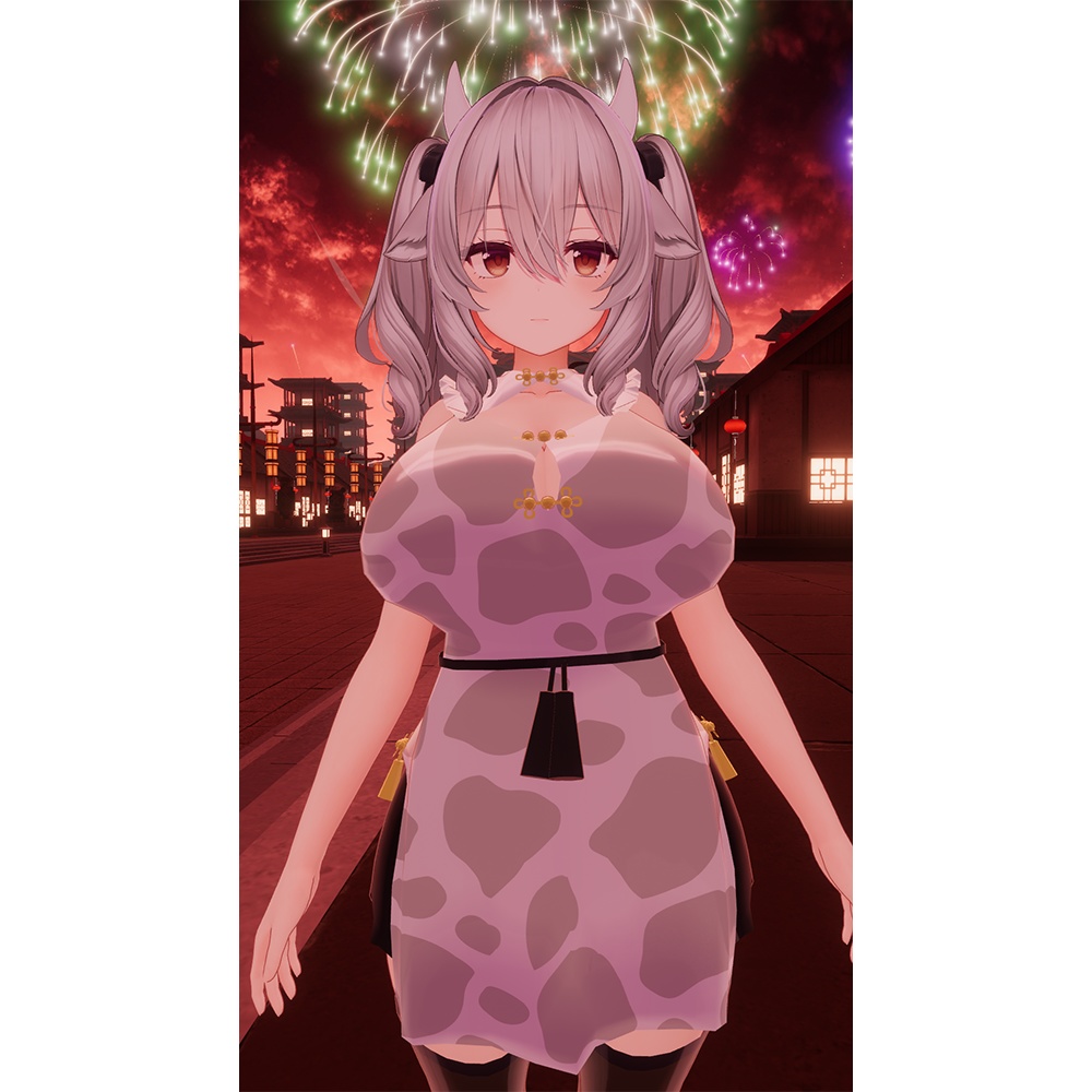 うし柄チャイナ【ミルティナ対応】