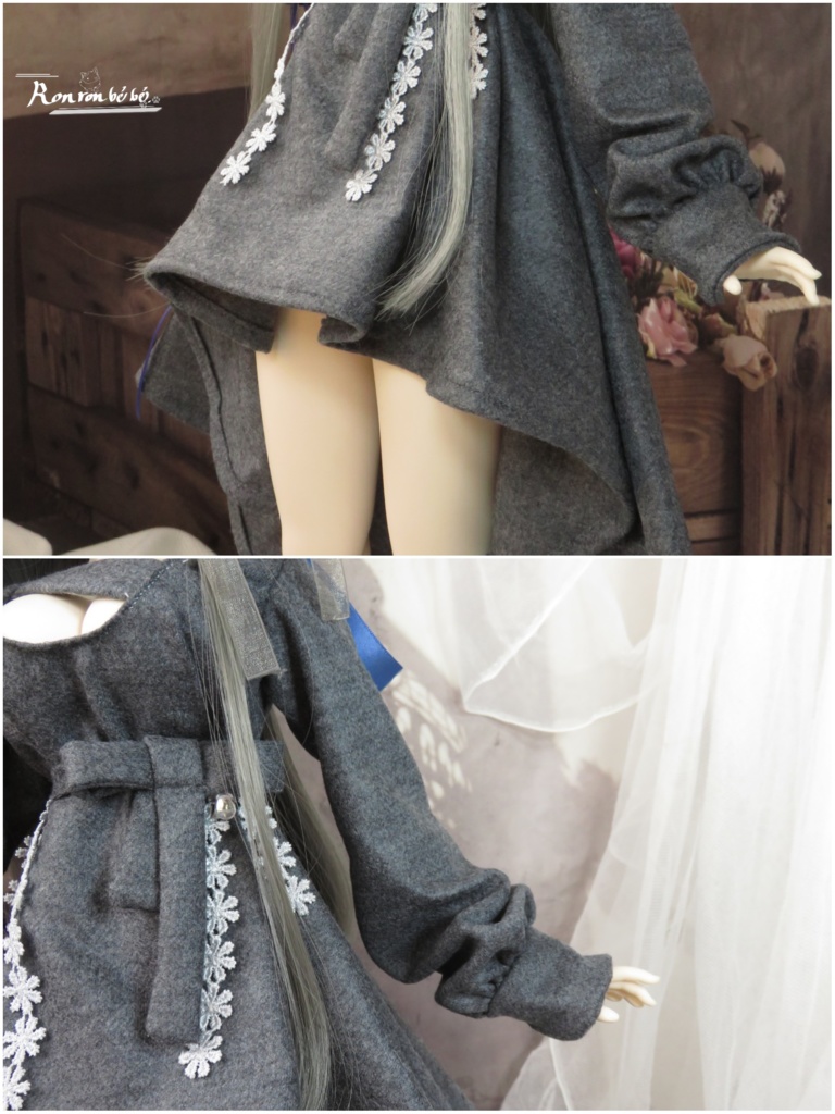 フィッシュテールワンピースセット〈グレー〉 DDdy DDS 【同梱不可】