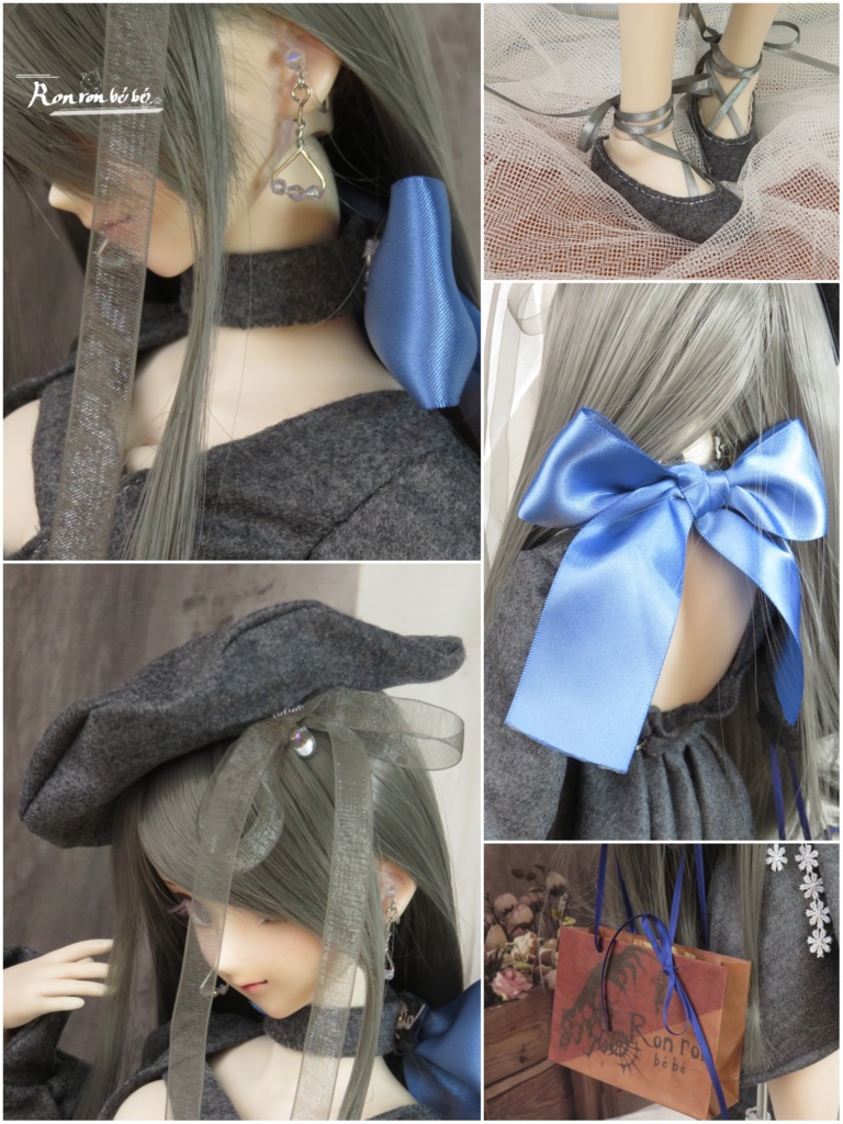 フィッシュテールワンピースセット〈グレー〉 DDdy DDS 【同梱不可】