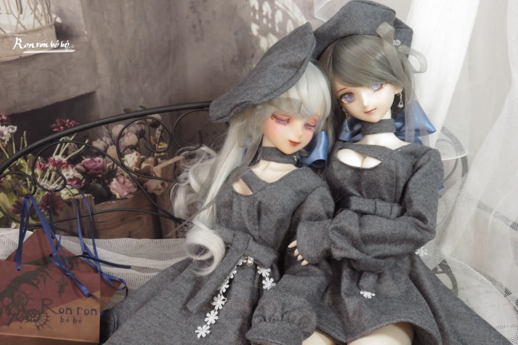 フィッシュテールワンピースセット〈グレー〉 DDdy DDS 【同梱不可】