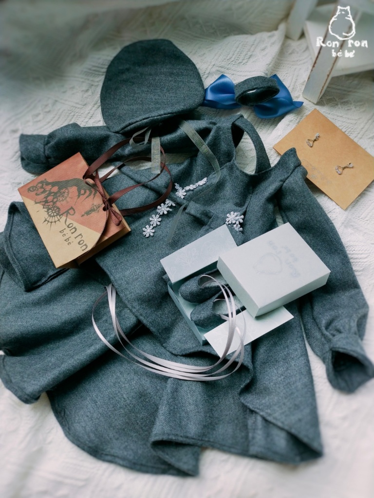 フィッシュテールワンピースセット〈グレー〉 DDdy DDS 【同梱不可】