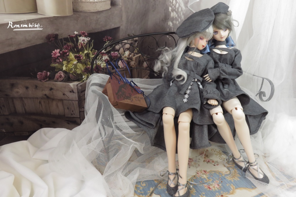 フィッシュテールワンピースセット〈グレー〉 DDdy DDS 【同梱不可】