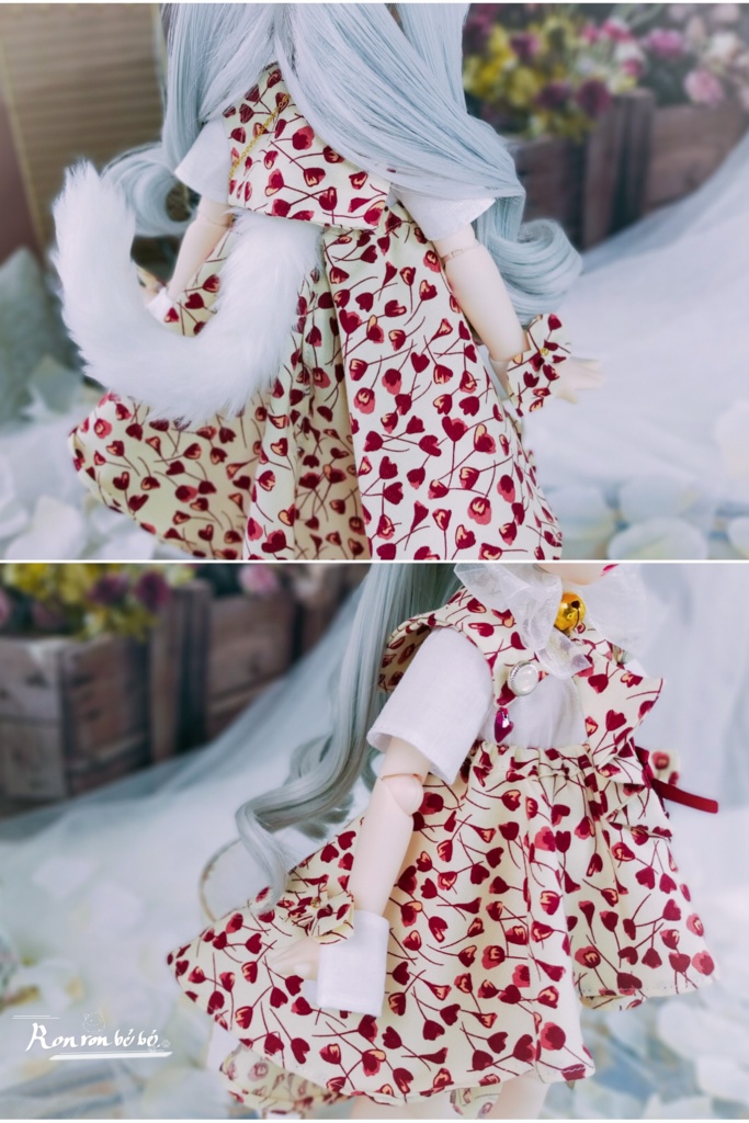 1/4向け ドール服 「セーラー フラワー」