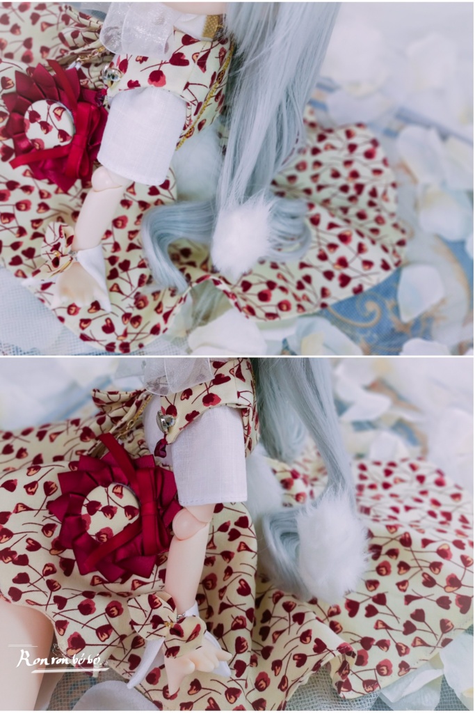 1/4向け ドール服 「セーラー フラワー」