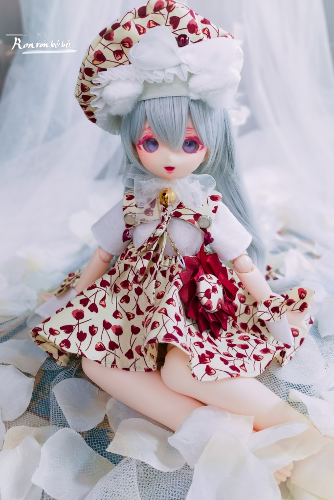 1/4向け ドール服 「セーラー フラワー」