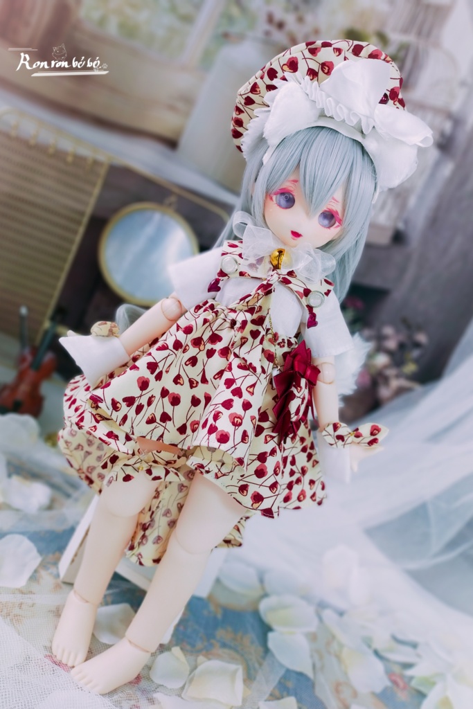 1/4向け ドール服 「セーラー フラワー」