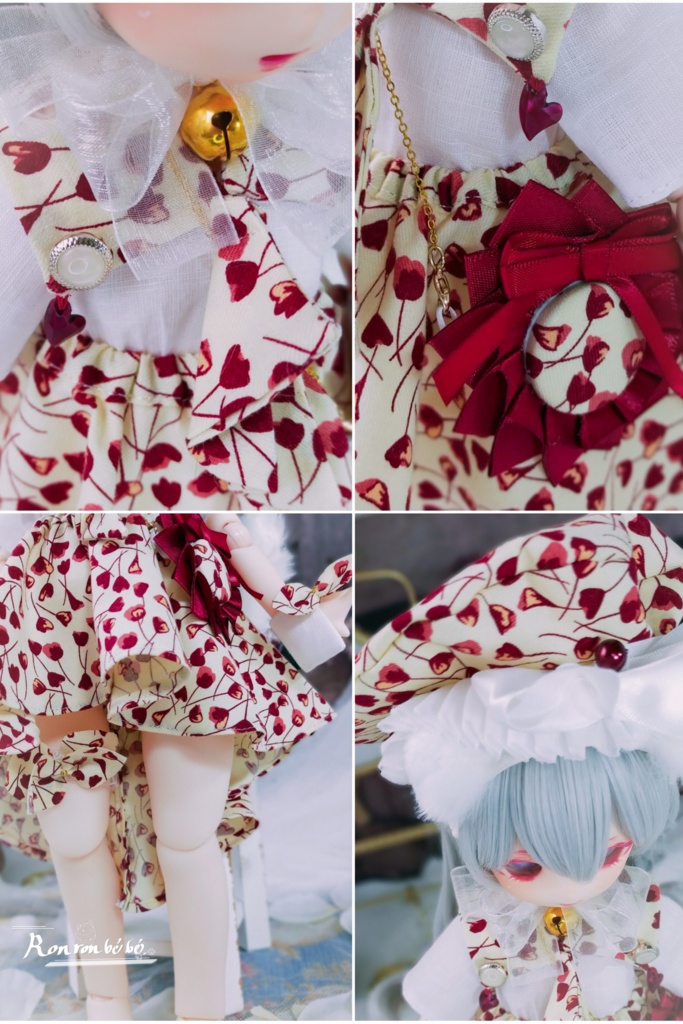 1/4向け ドール服 「セーラー フラワー」