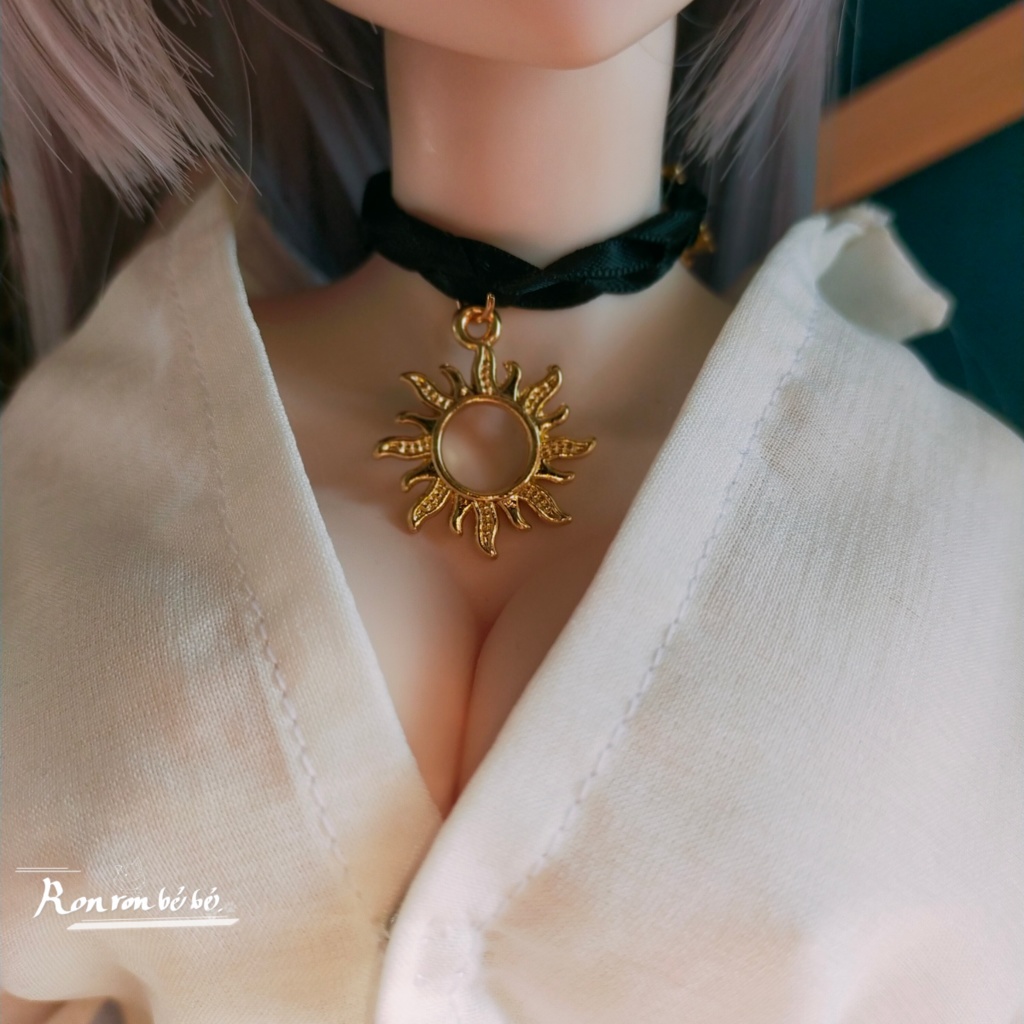 チョーカー ブラック系 1/3ドール向け