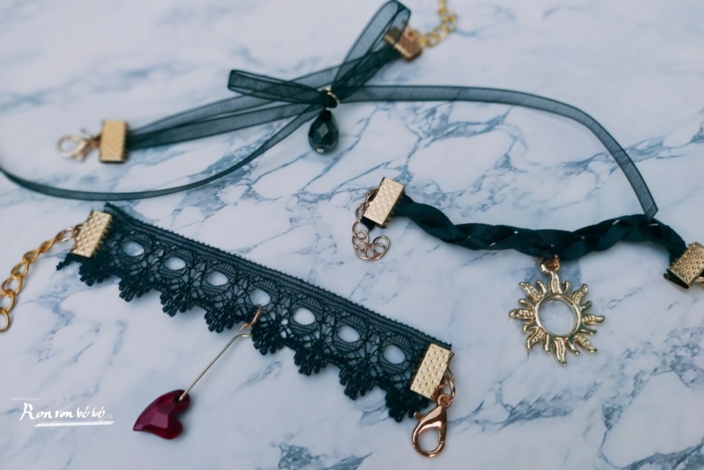 チョーカー ブラック系 1/3ドール向け