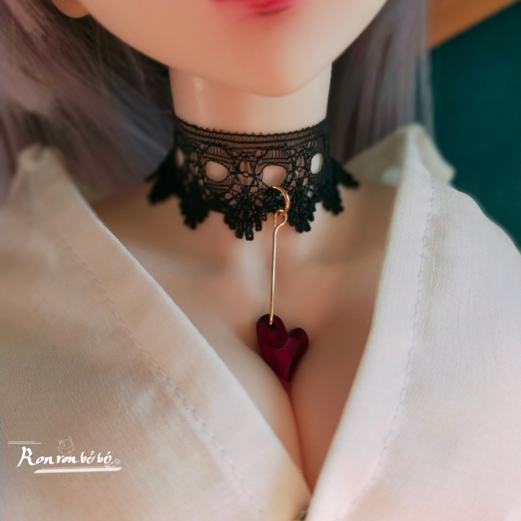 チョーカー ブラック系 1/3ドール向け