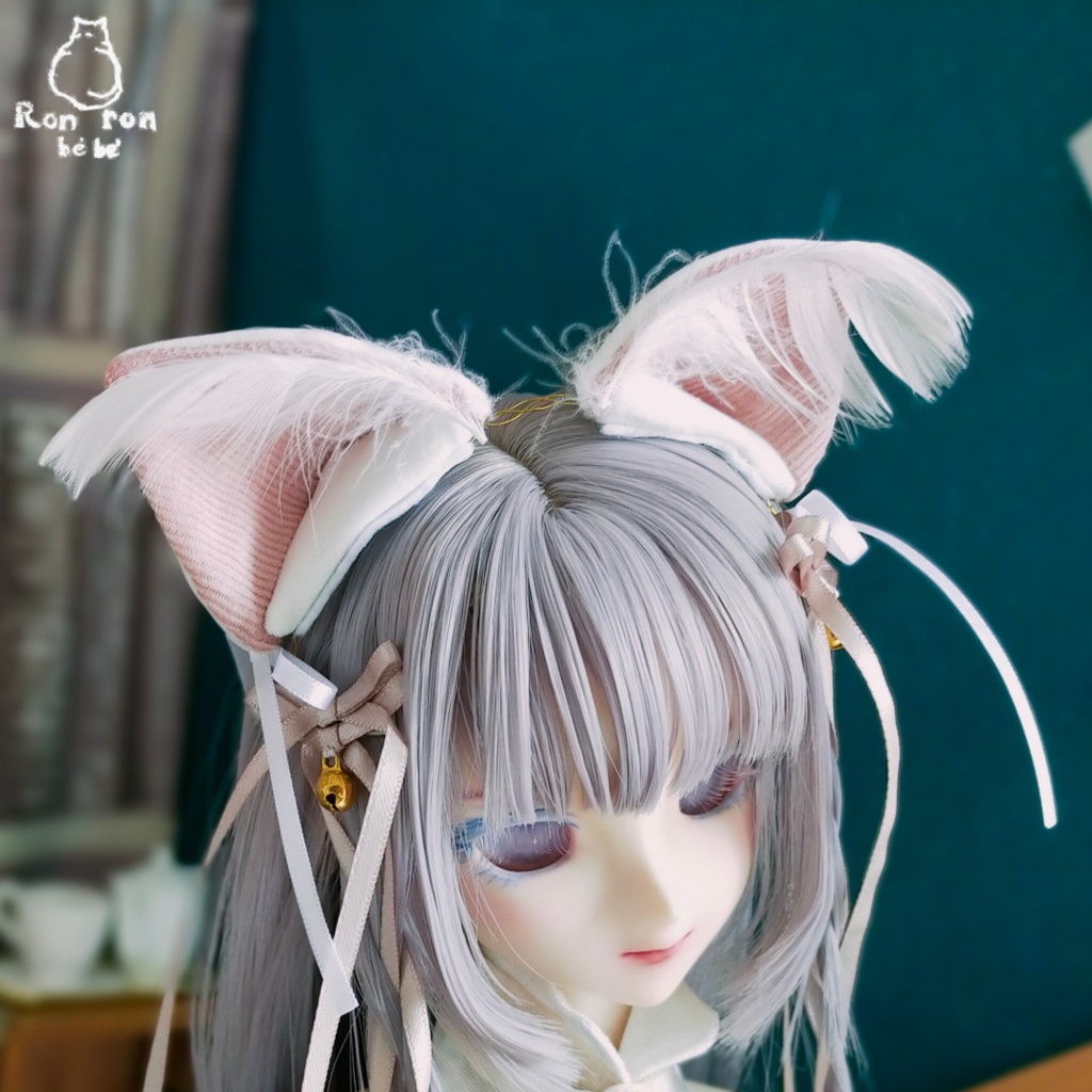 猫耳カチューシャ 1/3ドール向け