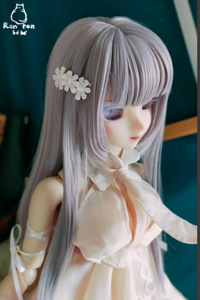 リボンのヘアアクセサリー 1/3 1/4ドール向け