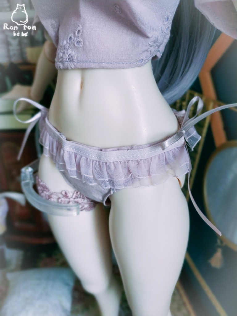 DDdy ◆くすみ紫ドレス+下着&小物8点セット◆