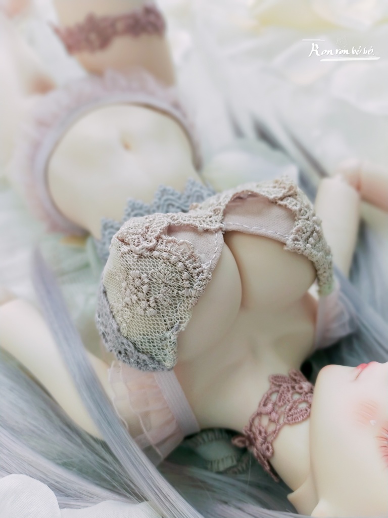 DDdy ◆くすみ紫ドレス+下着&小物8点セット◆