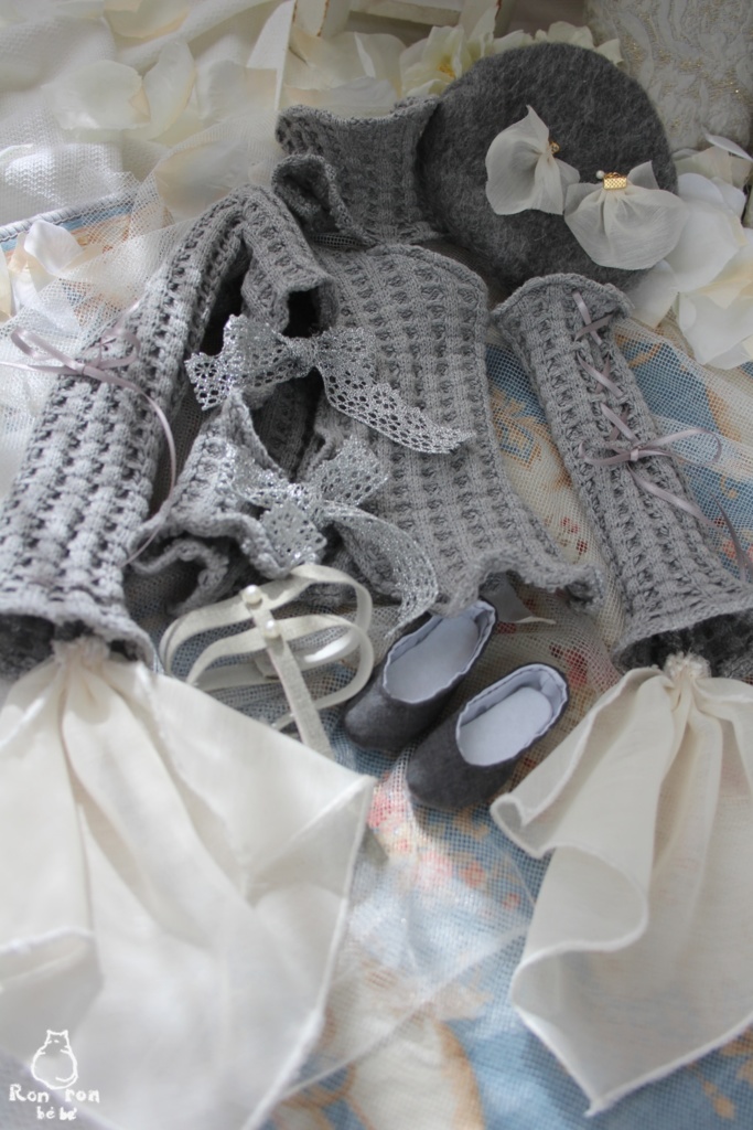 ショルダーカットワンピース◆ドレス&小物4点+おまけセット◆DDdy 【同梱不可】