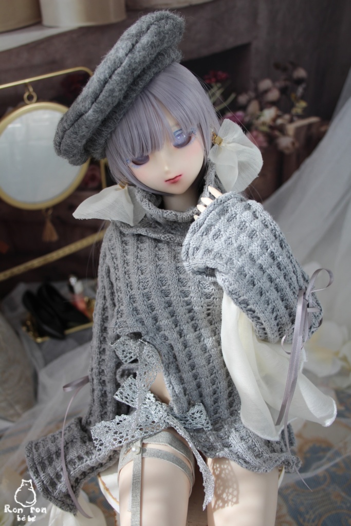 ショルダーカットワンピース◆ドレス&小物4点+おまけセット◆DDdy 【同梱不可】