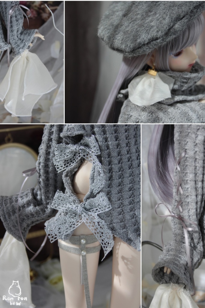 ショルダーカットワンピース◆ドレス&小物4点+おまけセット◆DDdy 【同梱不可】