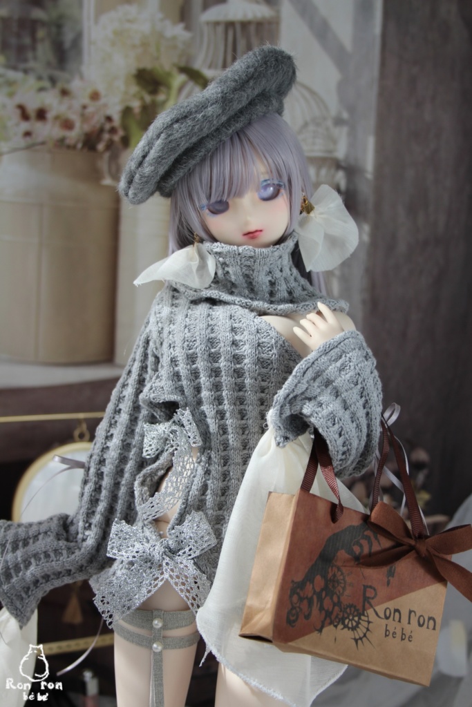 ショルダーカットワンピース◆ドレス&小物4点+おまけセット◆DDdy 【同梱不可】