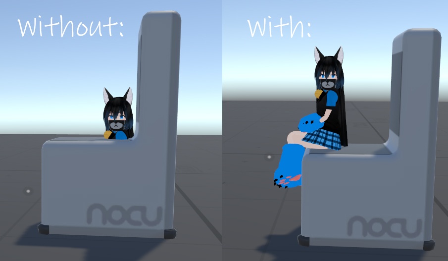 Auto Calibration Chair Script For VRChat Worlds SDK Reimajo BOOTH