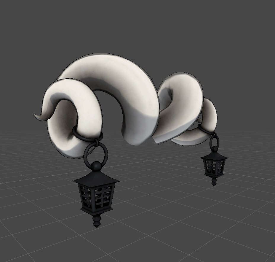 Lantern Curly Horns