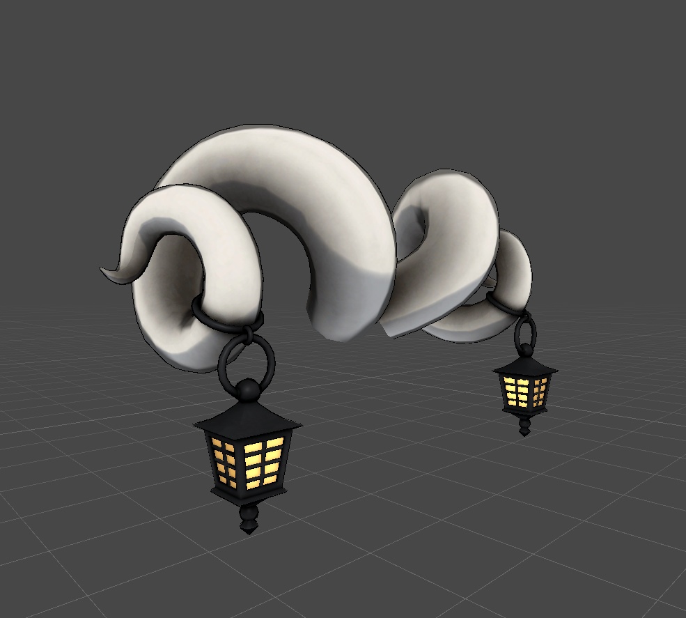 Lantern Curly Horns