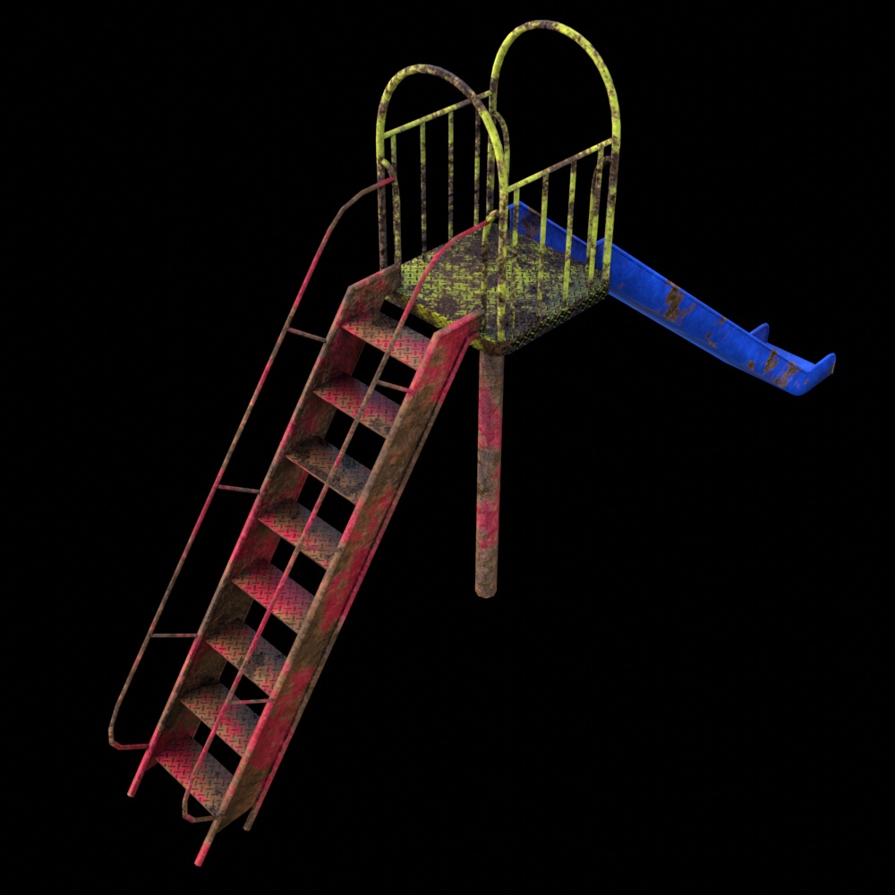 すべりだい/さびたすべりだい