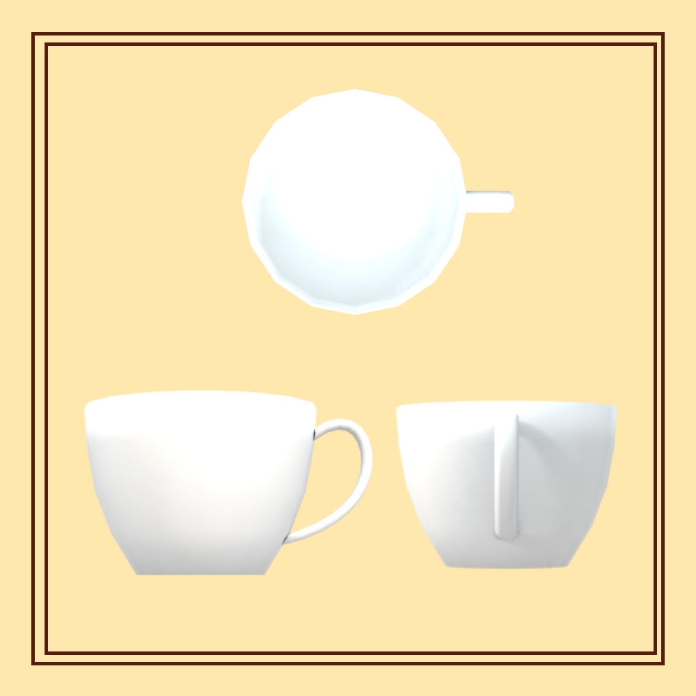 【VRChat想定】ギミック付きコーヒードリップセット Gimmick Coffee Drip Set