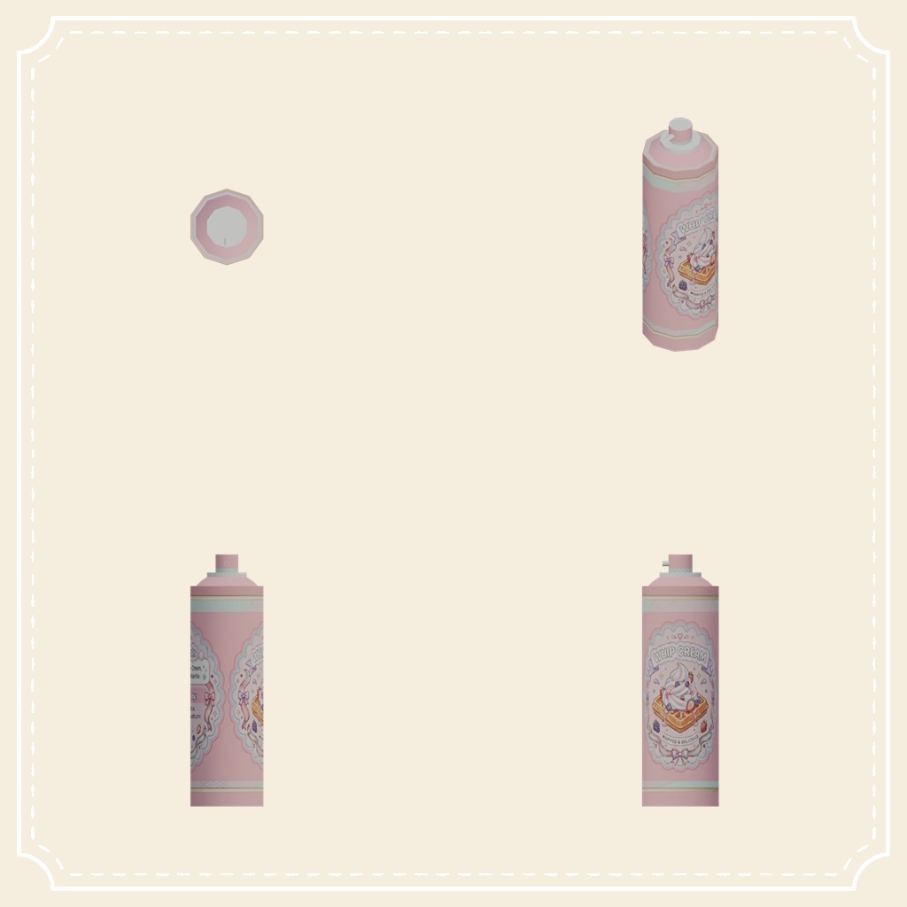 【VRChat想定】ワッフルギミックセット - Waffle Gimmick Set
