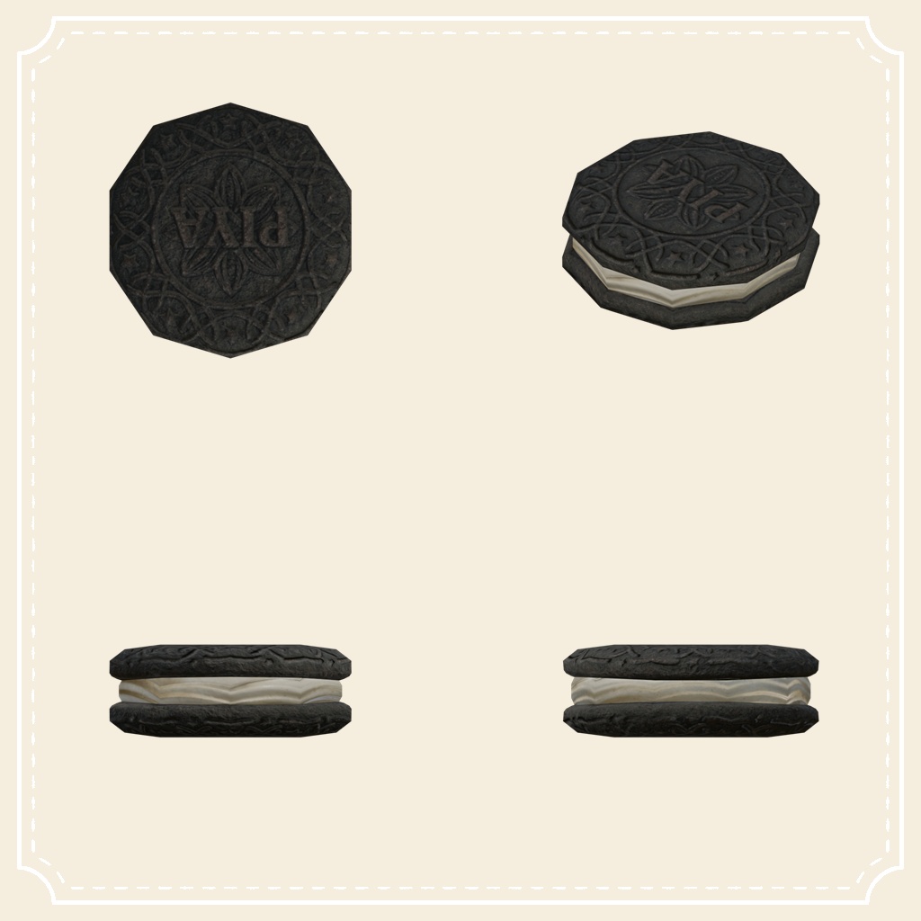 【VRChat想定】ワッフルギミックセット - Waffle Gimmick Set
