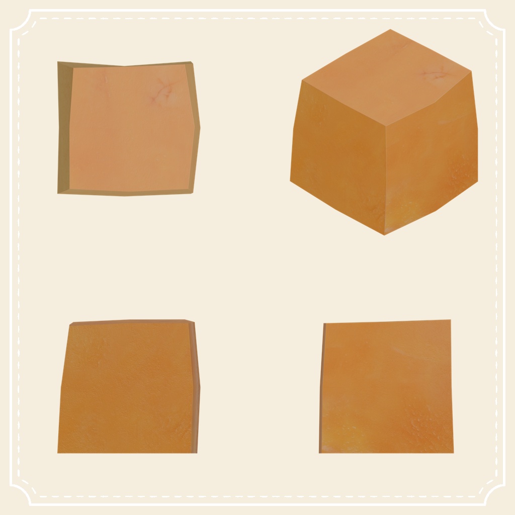 【VRChat想定】ワッフルギミックセット - Waffle Gimmick Set