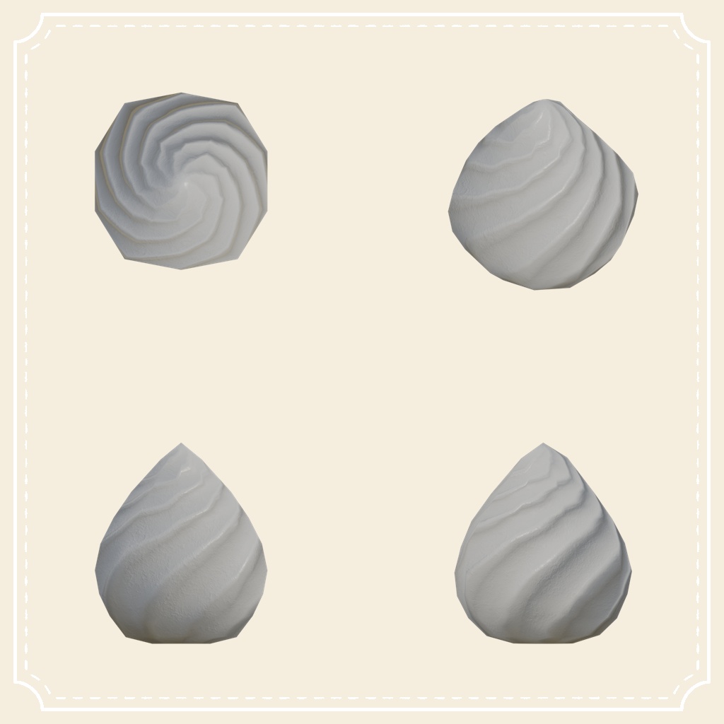 【VRChat想定】ワッフルギミックセット - Waffle Gimmick Set