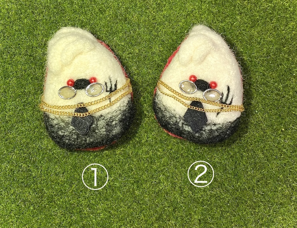 【刀剣乱舞】羊毛フェルト・モチーフバッジ(鳥編)