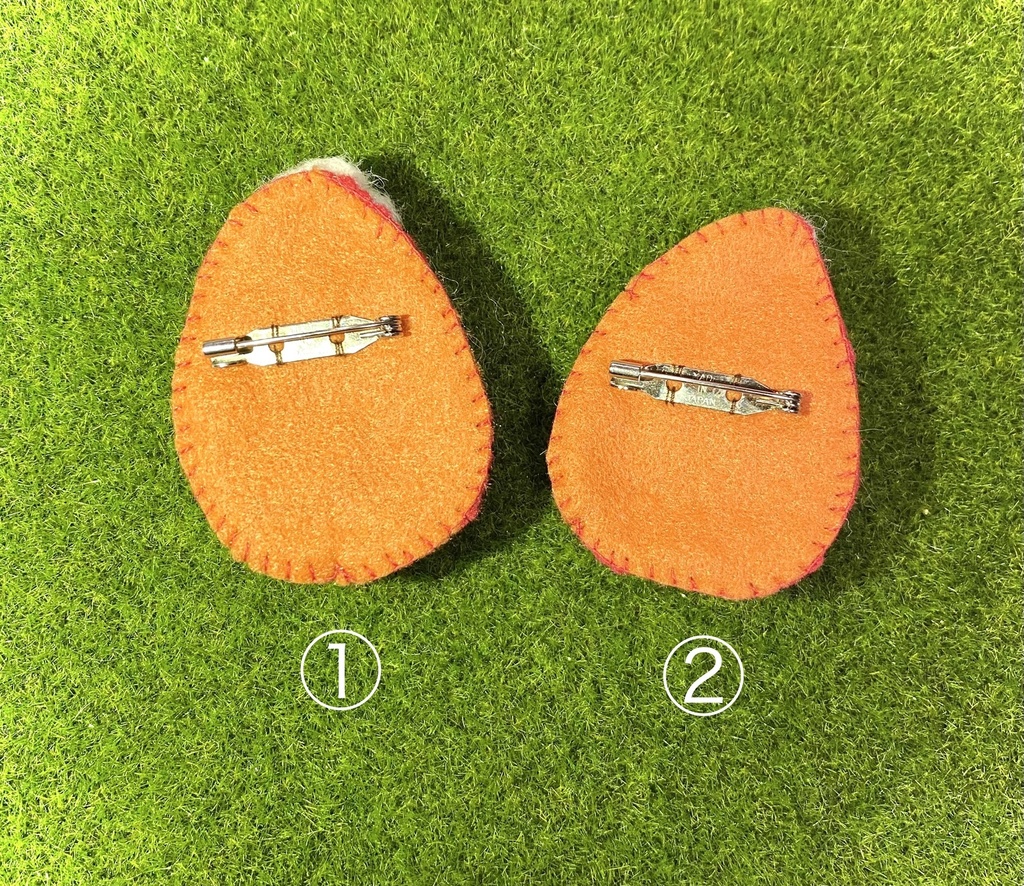 【刀剣乱舞】羊毛フェルト・モチーフバッジ(鳥編)