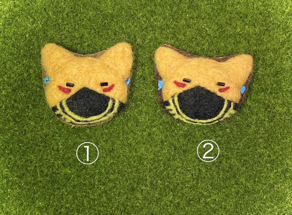 【刀剣乱舞】羊毛フェルト・モチーフバッジ