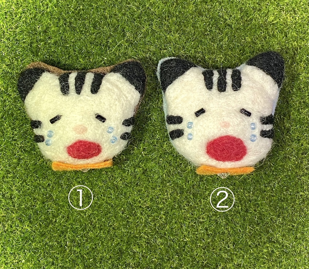 【刀剣乱舞】羊毛フェルト・モチーフバッジ