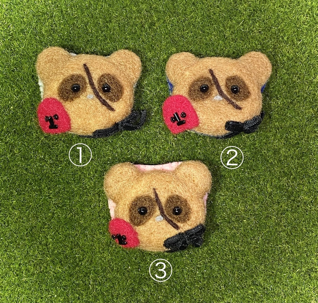 【刀剣乱舞】羊毛フェルト・モチーフバッジ