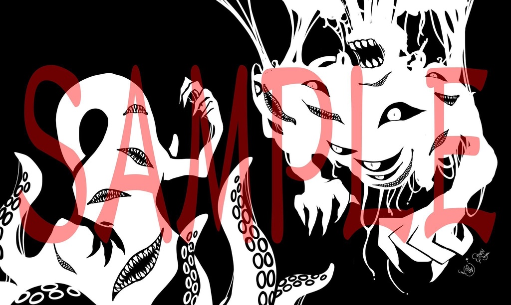 外神ナイアルラ＆アザトート　プレイマット