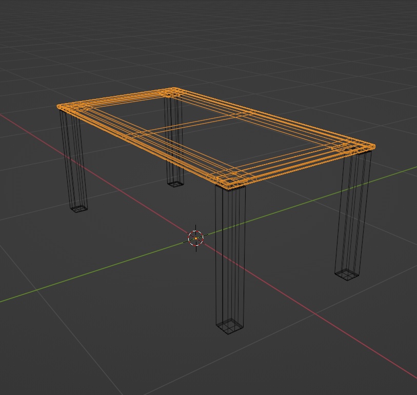 木目調の机(テーブル) v2.00