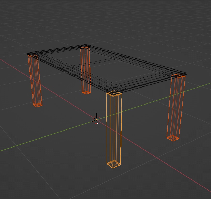 木目調の机(テーブル) v2.00