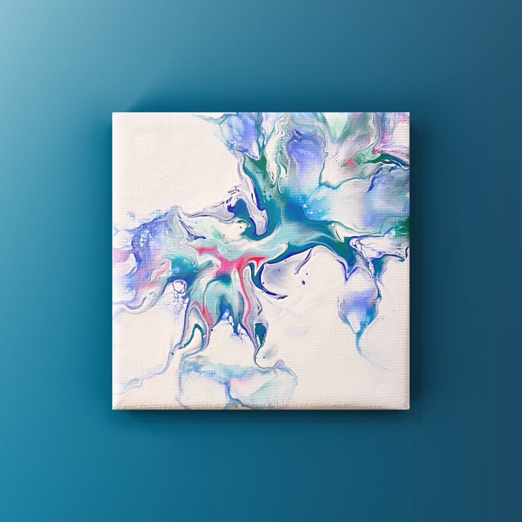 『Blue Green』10cm×10cm×1.2cm