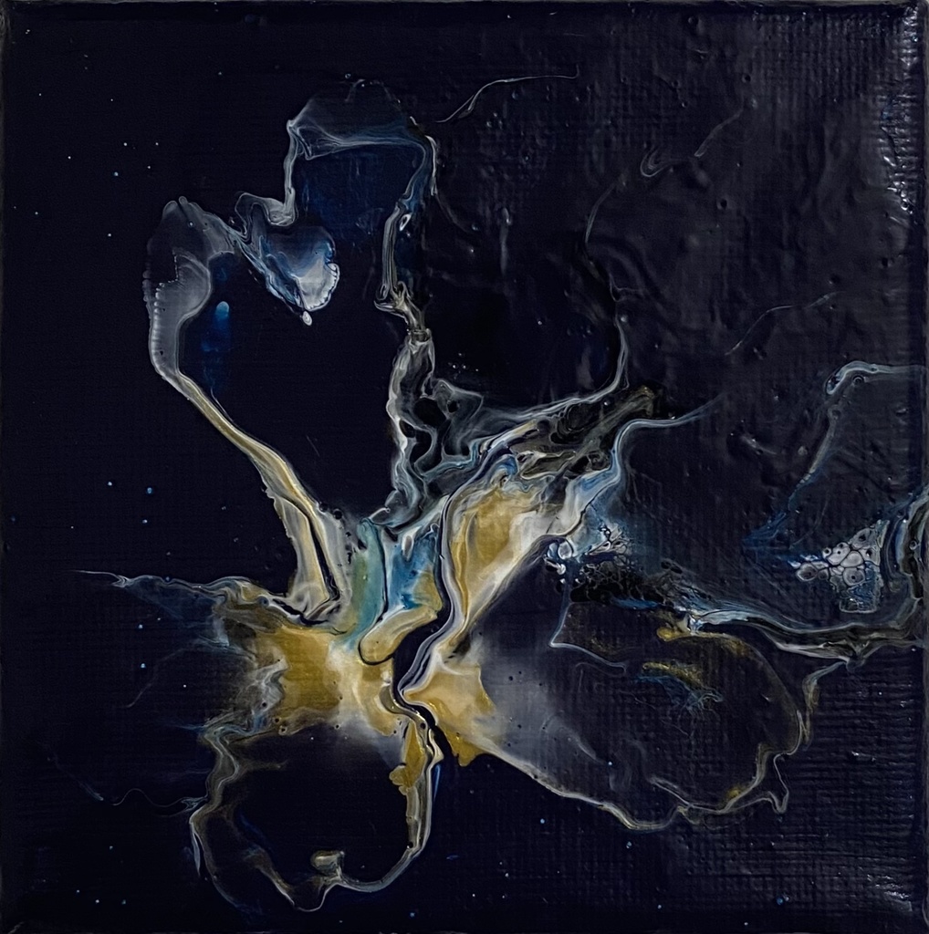 『Prussian Blue』10cm×10cm×1.2cm